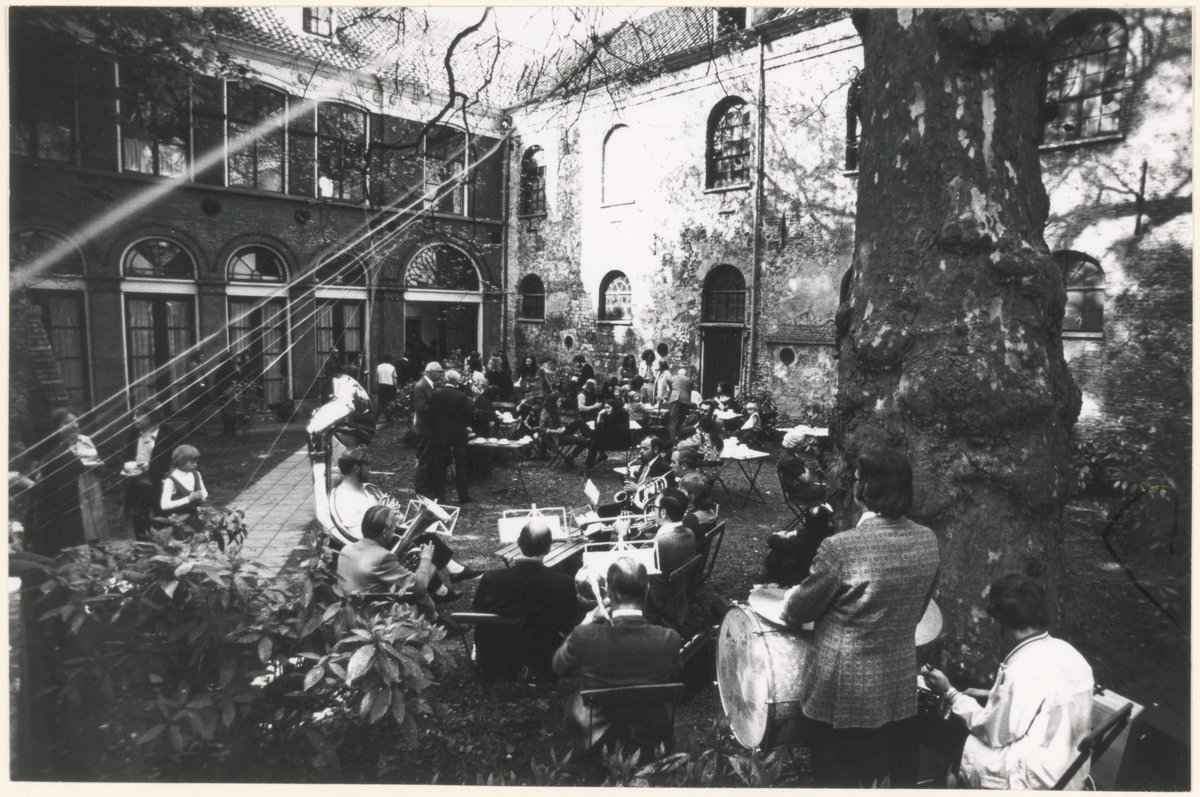 Vincent Mentzel - Concert in de tuin van het Dordrechts Museum - 1972