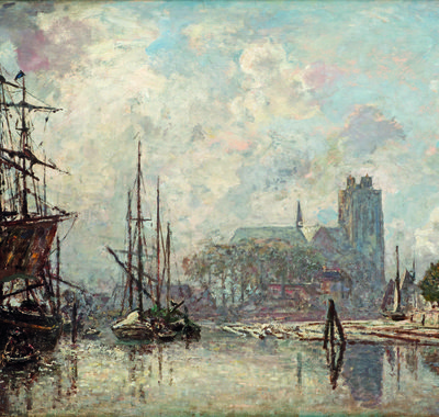 Johan Barthold Jongkind - Le port de Dordrecht - 1869