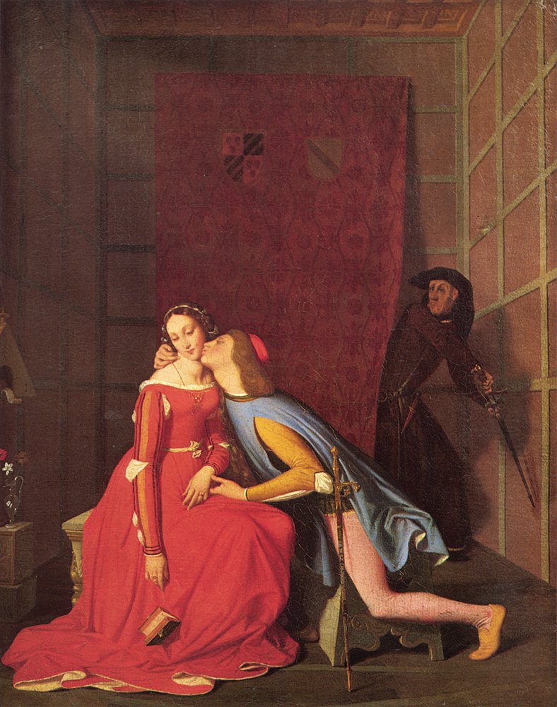 Jean-Dominique Ingres - Paolo en Francesca - 1819