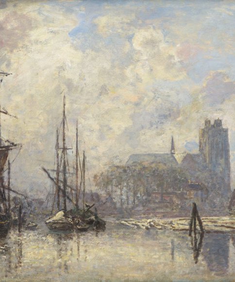 Johan Barthold Jongkind - Le port de Dordrecht - 1869